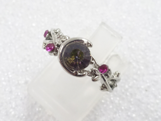 COLORED STONE FASHION RING / JP SIZE 9